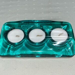 3 Votive Recycled Glass Candle Holder 🕯️